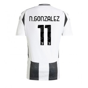 Billiga Juventus Nicolas Gonzalez #11 Hemmatröja 2024-25 Kortärmad